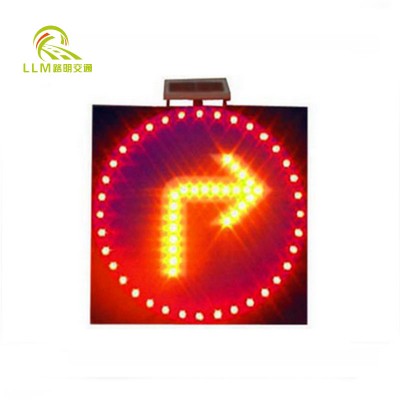 portable road safety warning signage Li battery reflective LED speed limit solar traffic warning sign